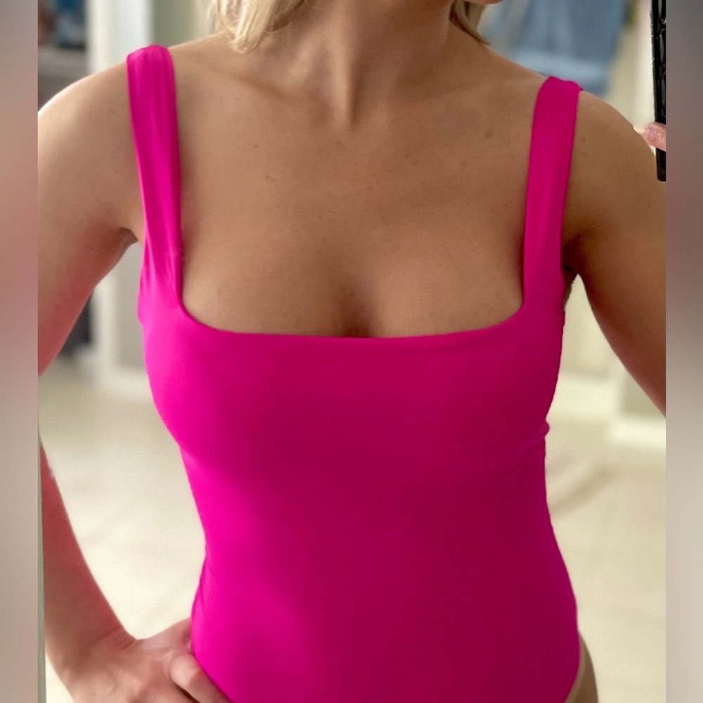 Bubble Gum Pink Bodysuit